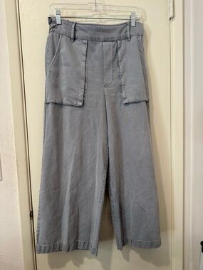 Young Fabulous & Broke Wide Leg Cargo Pants in Light Gray